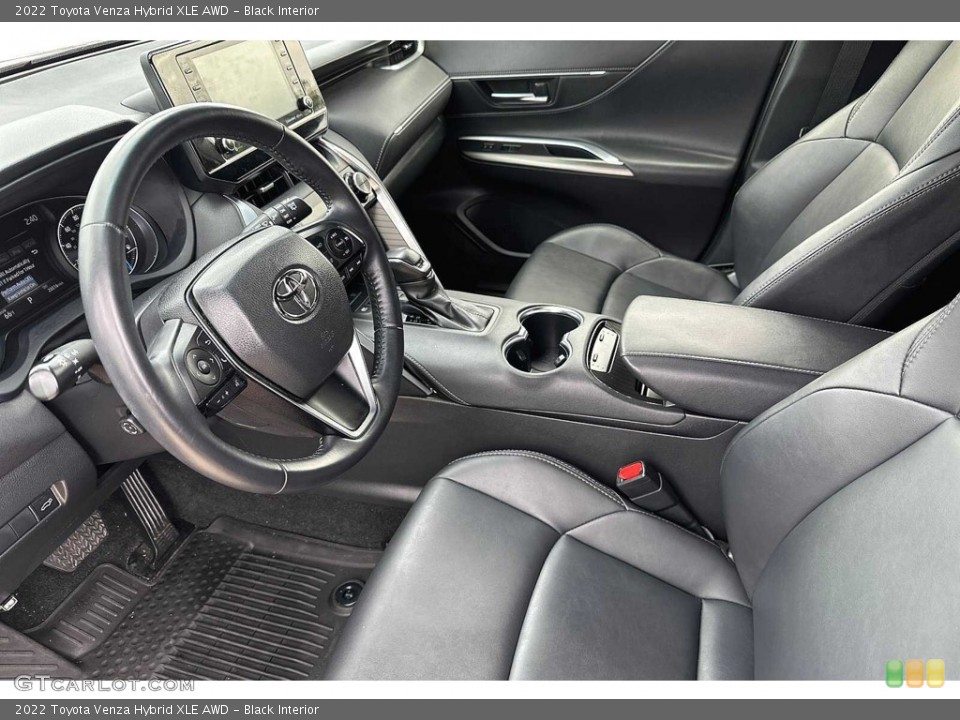 Black 2022 Toyota Venza Interiors