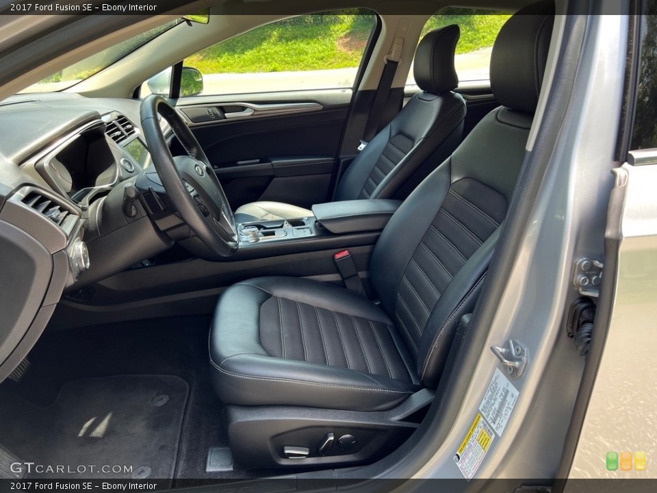 Ebony Interior Photo for the 2017 Ford Fusion SE #146277156