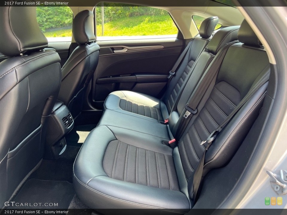 Ebony Interior Rear Seat for the 2017 Ford Fusion SE #146277189