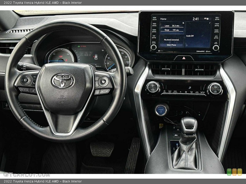 Black Interior Dashboard for the 2022 Toyota Venza Hybrid XLE AWD #146277251