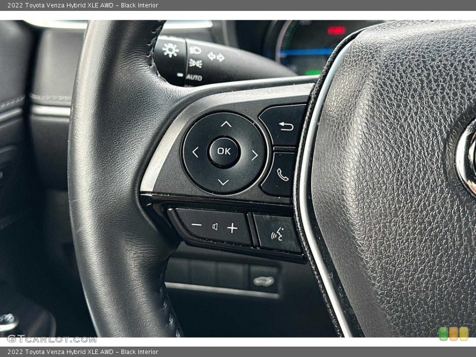 Black Interior Steering Wheel for the 2022 Toyota Venza Hybrid XLE AWD #146277441