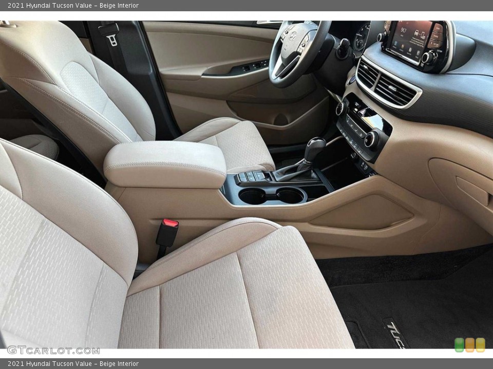 Beige Interior Front Seat for the 2021 Hyundai Tucson Value #146277807