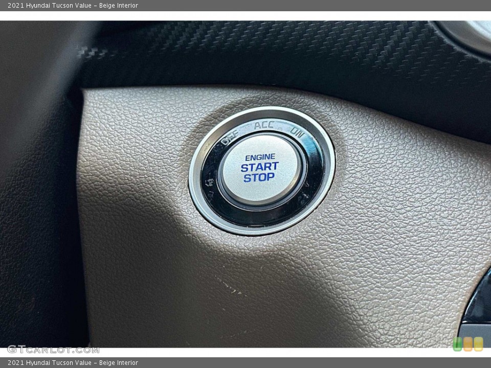 Beige Interior Controls for the 2021 Hyundai Tucson Value #146277903