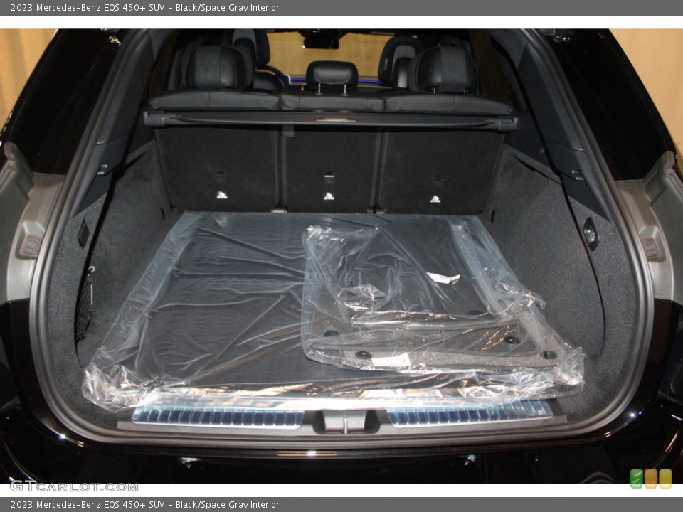 Black/Space Gray Interior Trunk for the 2023 Mercedes-Benz EQS 450+ SUV #146277960