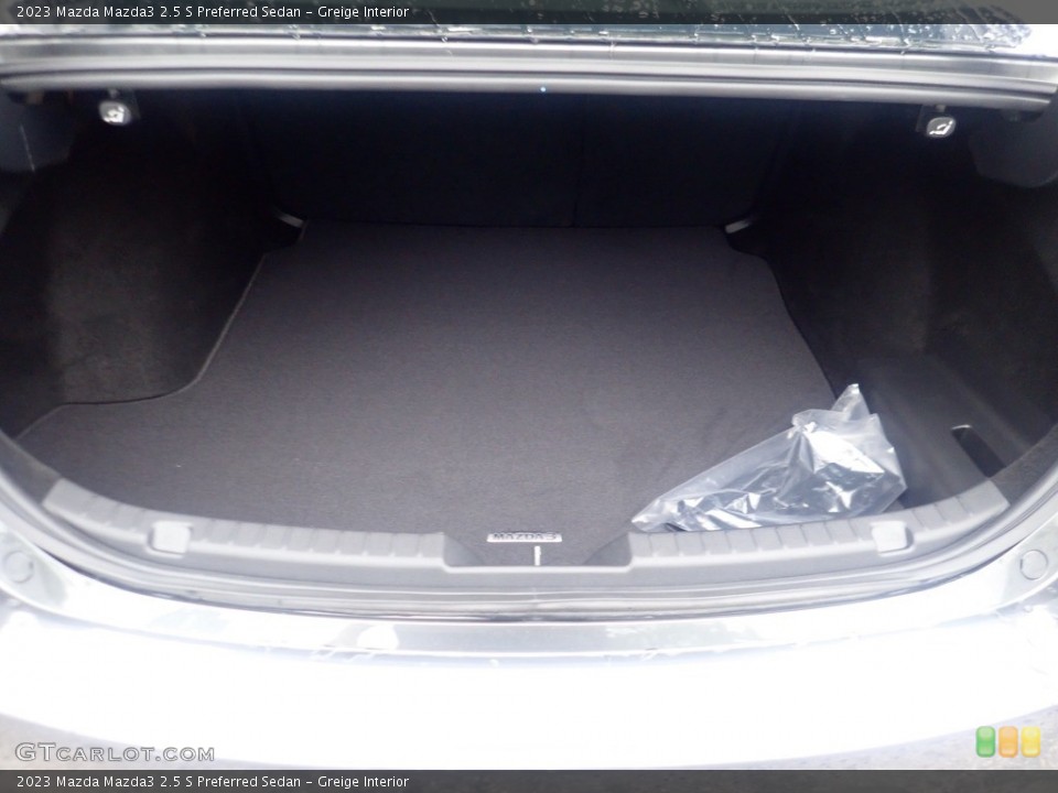 Greige Interior Trunk for the 2023 Mazda Mazda3 2.5 S Preferred Sedan #146278636