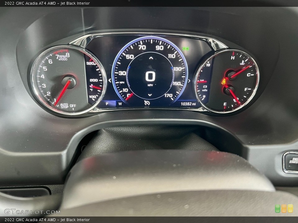 Jet Black Interior Gauges for the 2022 GMC Acadia AT4 AWD #146278657
