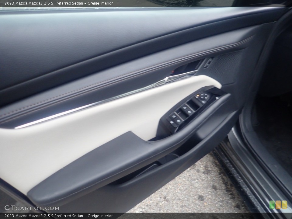 Greige Interior Door Panel for the 2023 Mazda Mazda3 2.5 S Preferred Sedan #146278663
