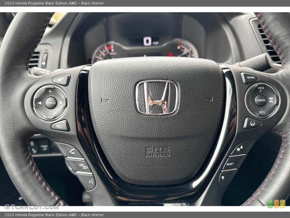 Black Interior Steering Wheel for the 2020 Honda Ridgeline Black Edition AWD #146278804