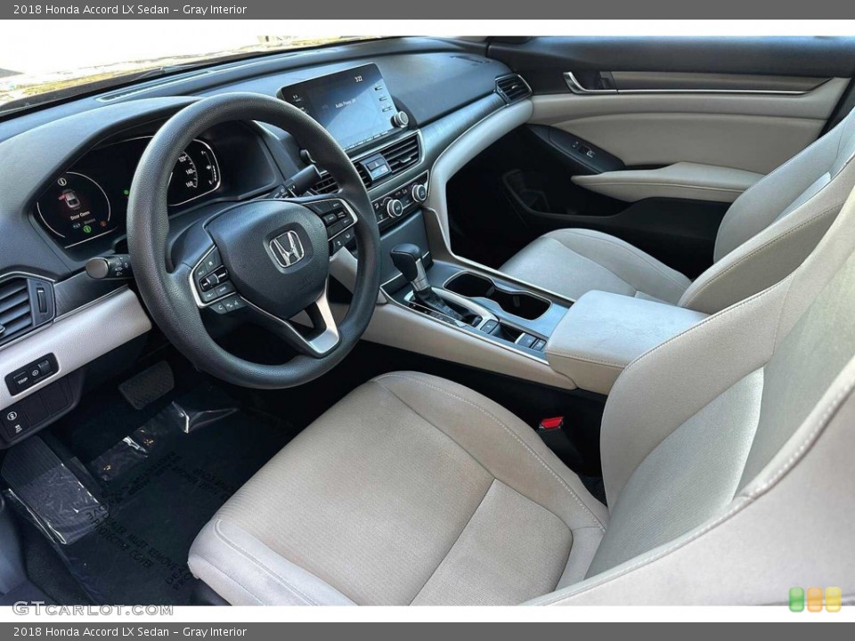 Gray 2018 Honda Accord Interiors