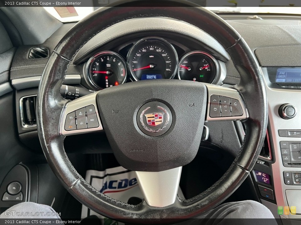 Ebony Interior Steering Wheel for the 2013 Cadillac CTS Coupe #146279227