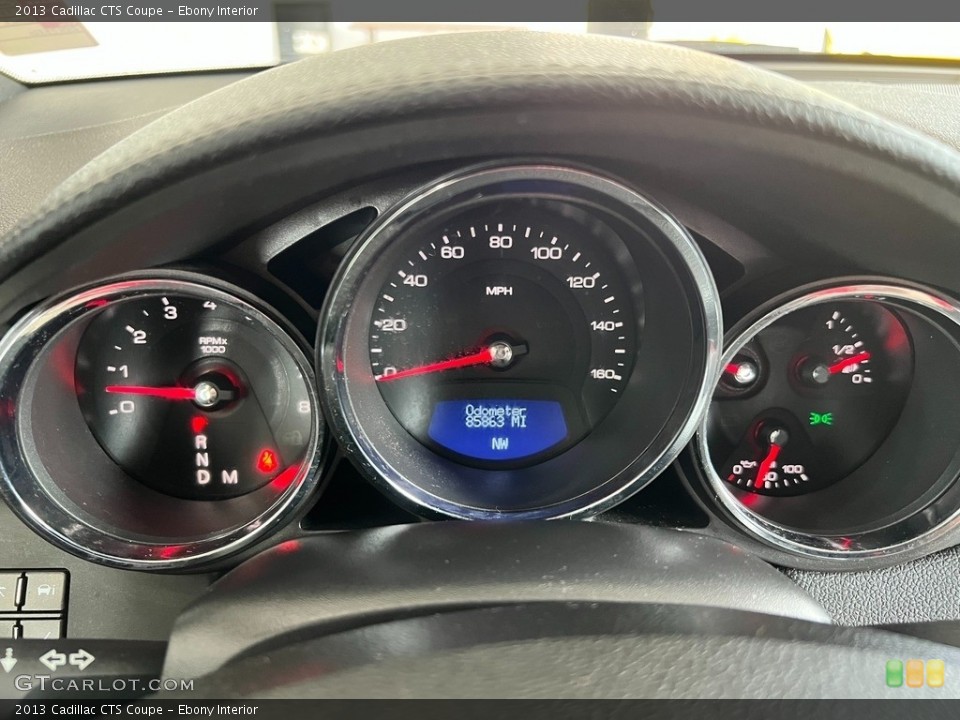 Ebony Interior Gauges for the 2013 Cadillac CTS Coupe #146279284