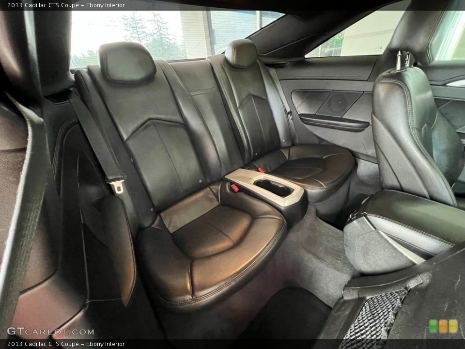 Ebony Interior Rear Seat for the 2013 Cadillac CTS Coupe #146279347