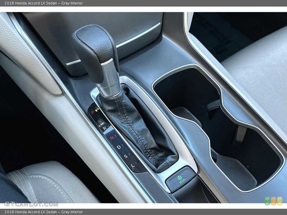 Gray Interior Transmission for the 2018 Honda Accord LX Sedan #146279479