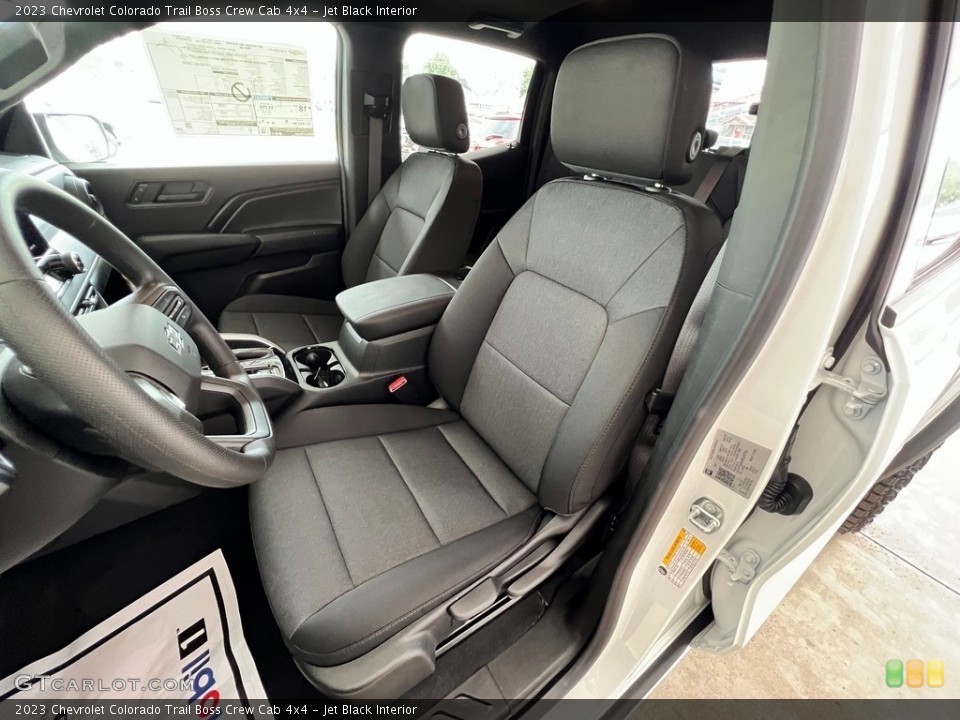 Jet Black Interior Front Seat for the 2023 Chevrolet Colorado Trail Boss Crew Cab 4x4 #146279659