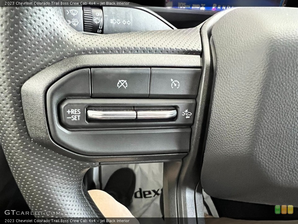 Jet Black Interior Steering Wheel for the 2023 Chevrolet Colorado Trail Boss Crew Cab 4x4 #146279719