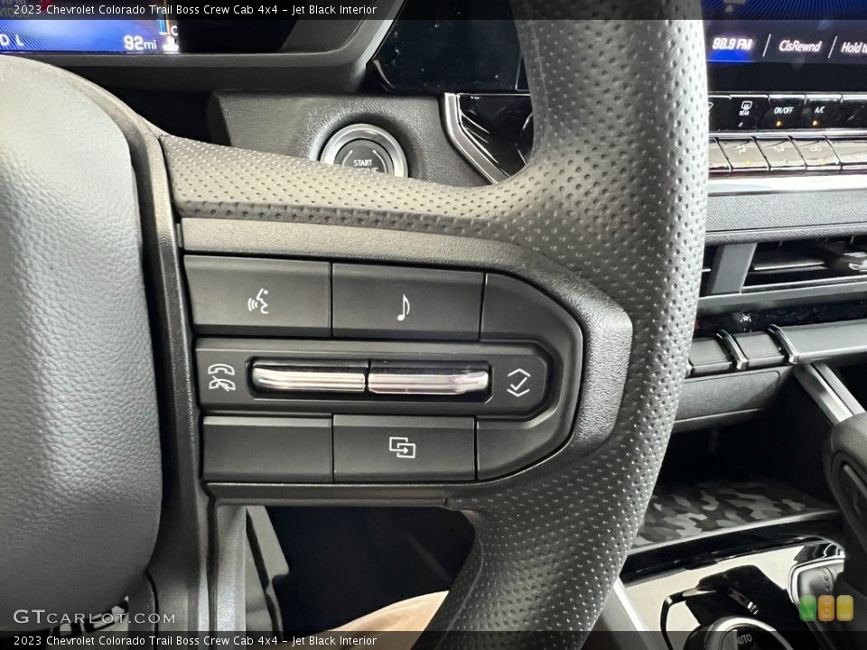 Jet Black Interior Steering Wheel for the 2023 Chevrolet Colorado Trail Boss Crew Cab 4x4 #146279737