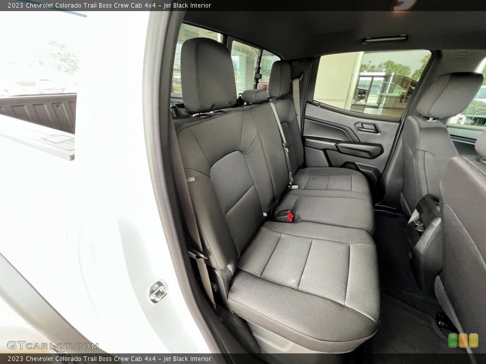 Jet Black Interior Rear Seat for the 2023 Chevrolet Colorado Trail Boss Crew Cab 4x4 #146279836
