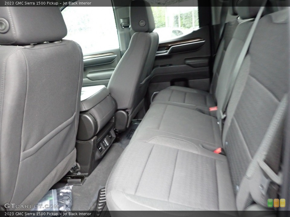 Jet Black Interior Rear Seat for the 2023 GMC Sierra 1500 Pickup #146279893