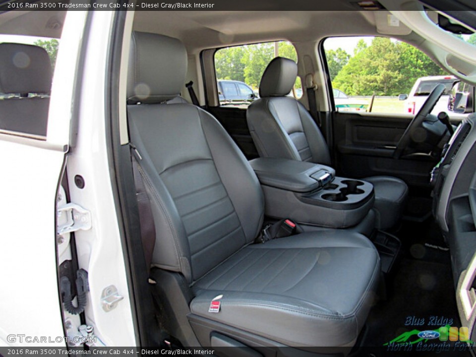 Diesel Gray/Black Interior Front Seat for the 2016 Ram 3500 Tradesman Crew Cab 4x4 #146280811