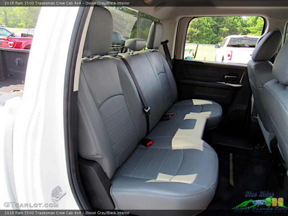 Diesel Gray/Black Interior Rear Seat for the 2016 Ram 3500 Tradesman Crew Cab 4x4 #146280826