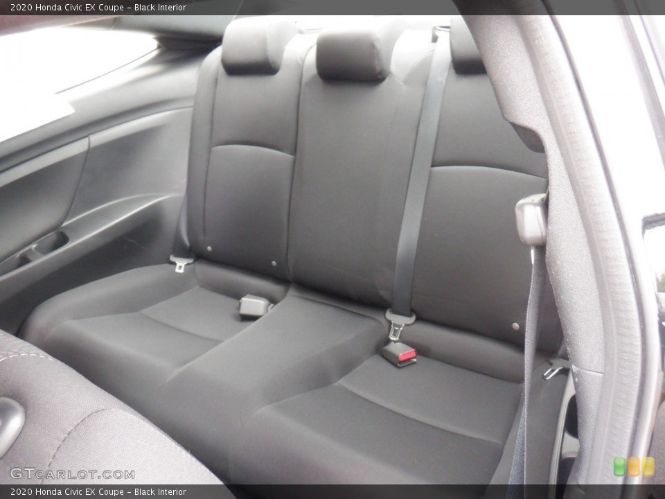 Black Interior Rear Seat for the 2020 Honda Civic EX Coupe #146281171