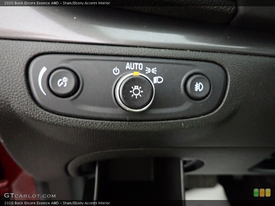 Shale/Ebony Accents Interior Controls for the 2020 Buick Encore Essence AWD #146281754