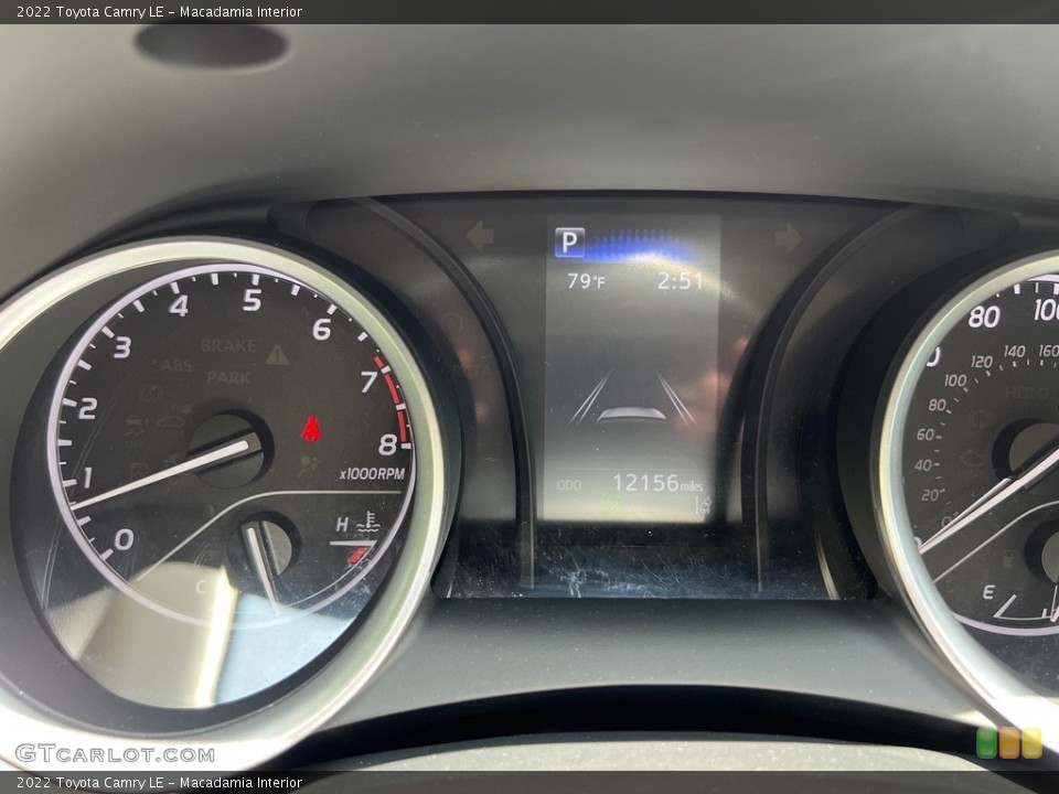 Macadamia Interior Gauges for the 2022 Toyota Camry LE #146282944