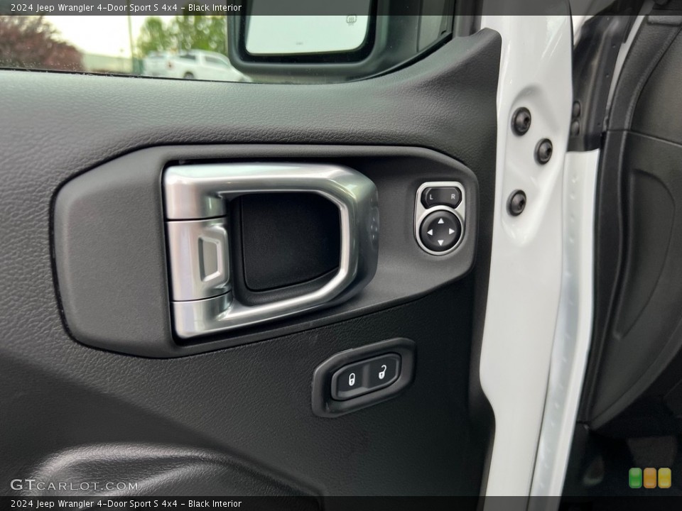 Black Interior Door Panel for the 2024 Jeep Wrangler 4-Door Sport S 4x4 #146283202