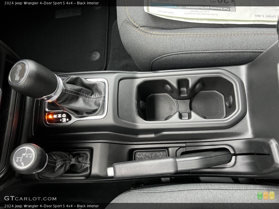 Black Interior Transmission for the 2024 Jeep Wrangler 4-Door Sport S 4x4 #146283299