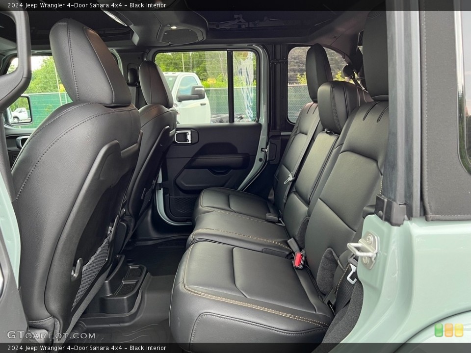 Black Interior Rear Seat for the 2024 Jeep Wrangler 4-Door Sahara 4x4 #146283436
