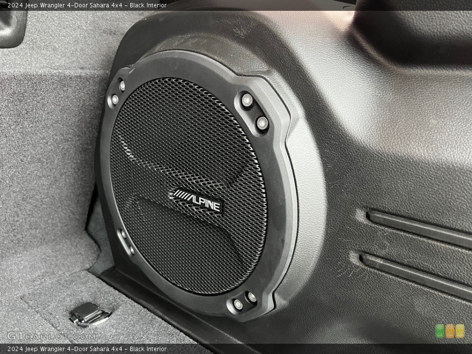Black Interior Audio System for the 2024 Jeep Wrangler 4-Door Sahara 4x4 #146283451