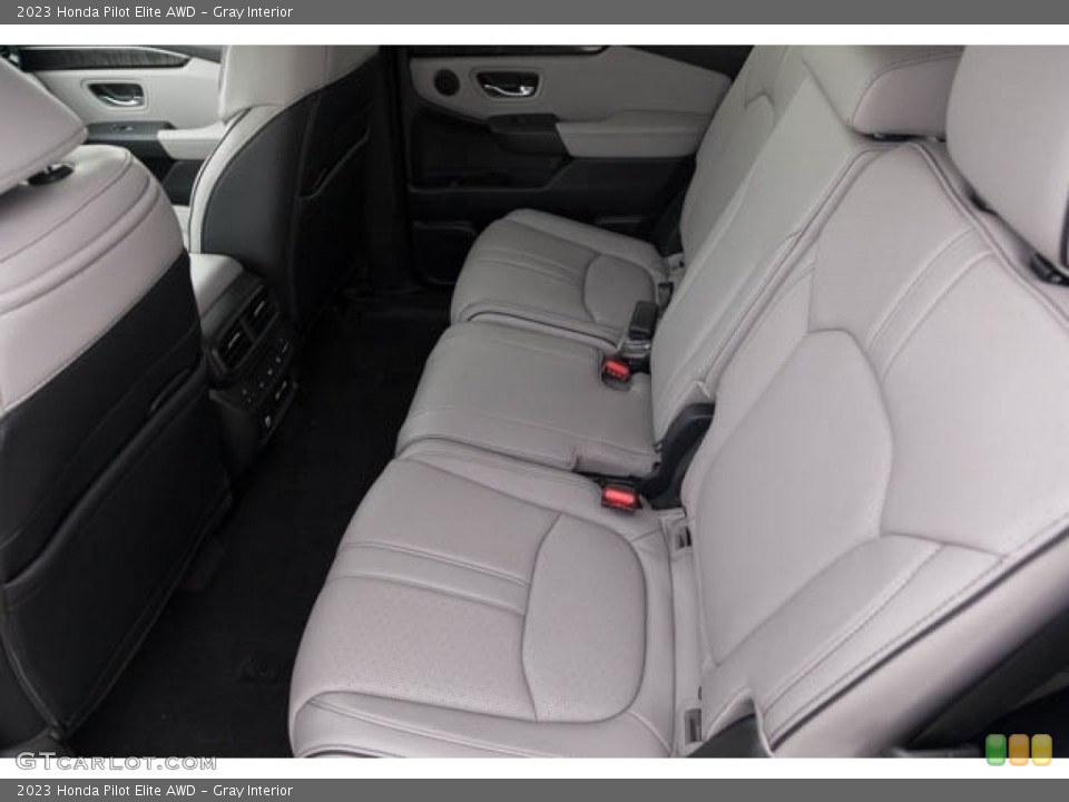 Gray Interior Rear Seat for the 2023 Honda Pilot Elite AWD #146284613
