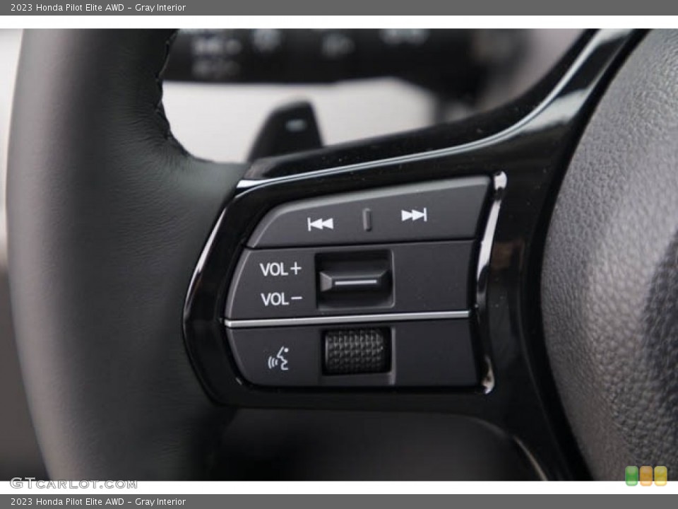Gray Interior Steering Wheel for the 2023 Honda Pilot Elite AWD #146284655