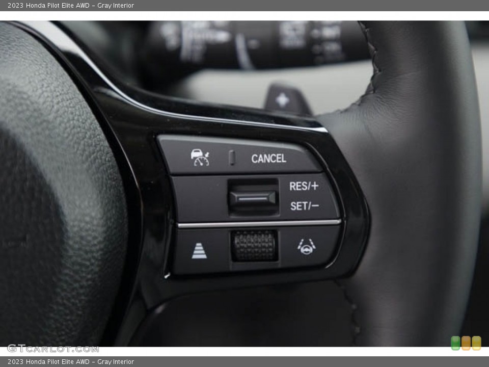 Gray Interior Steering Wheel for the 2023 Honda Pilot Elite AWD #146284667