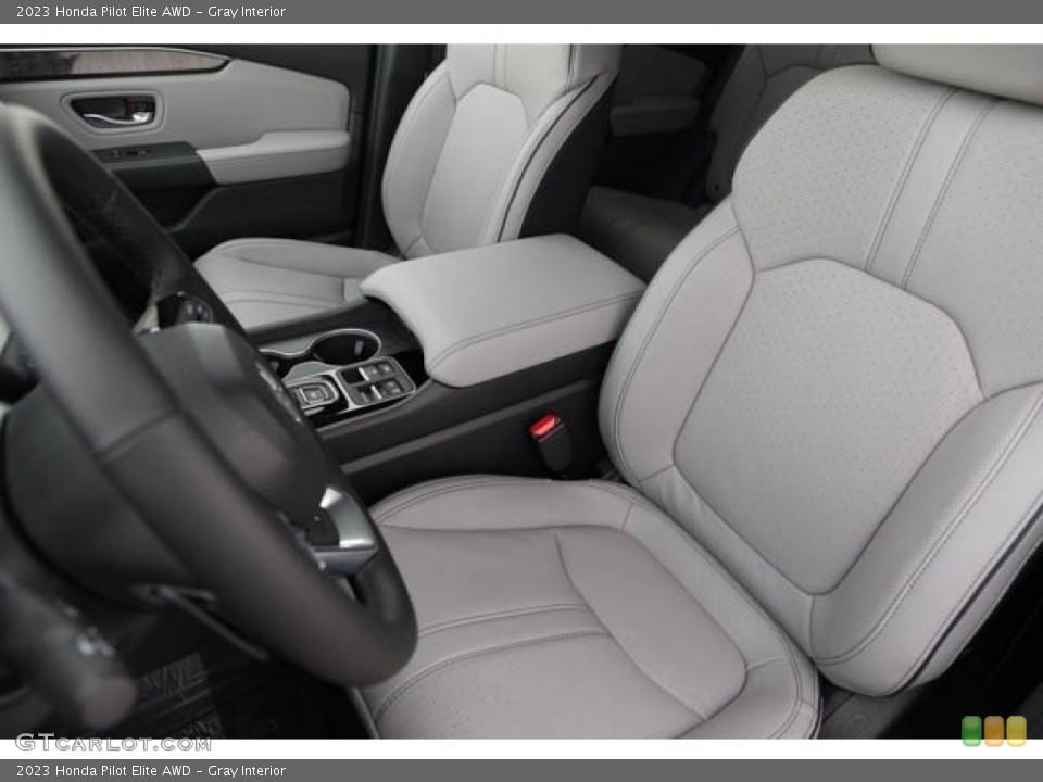 Gray Interior Front Seat for the 2023 Honda Pilot Elite AWD #146284709