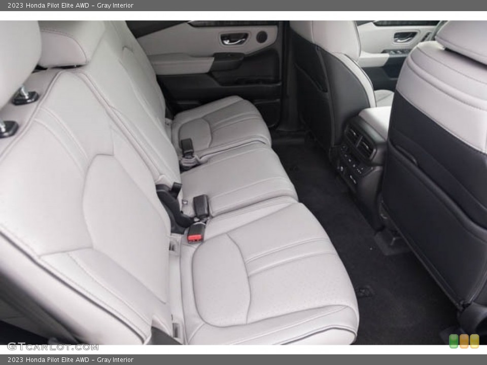 Gray Interior Rear Seat for the 2023 Honda Pilot Elite AWD #146284754