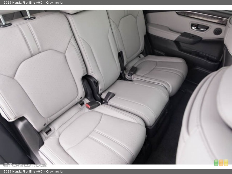 Gray Interior Rear Seat for the 2023 Honda Pilot Elite AWD #146284763