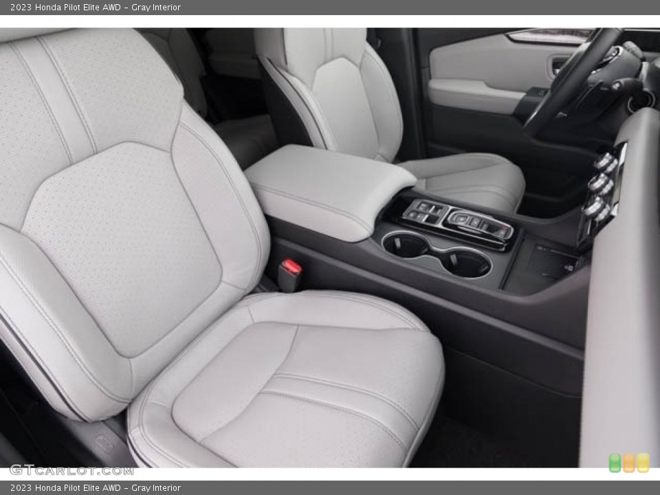 Gray Interior Front Seat for the 2023 Honda Pilot Elite AWD #146284787