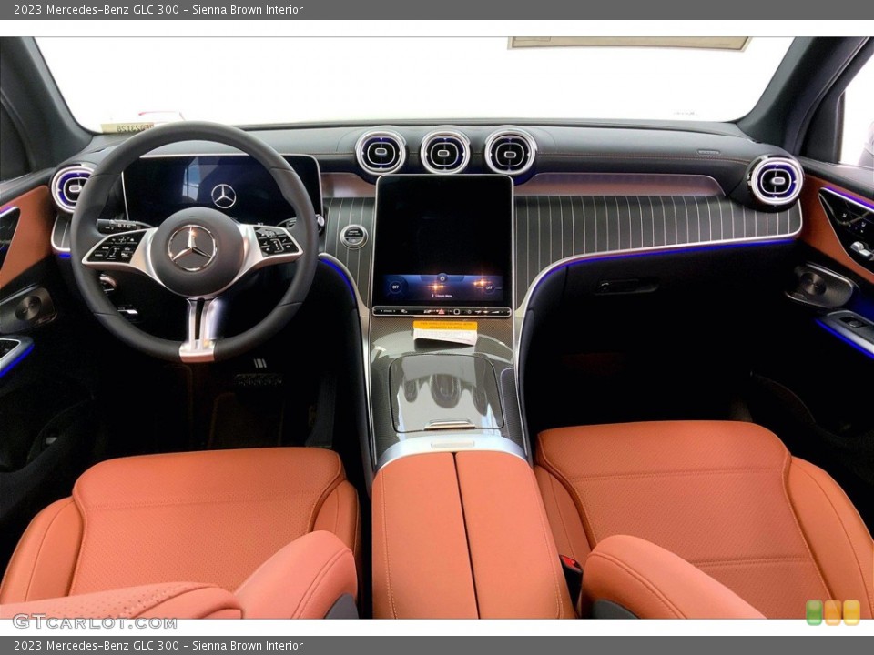 Sienna Brown Interior Dashboard for the 2023 Mercedes-Benz GLC 300 #146286196