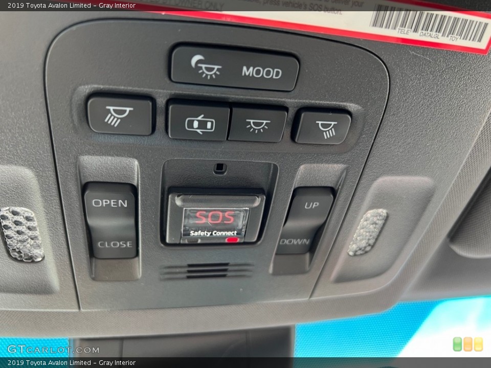 Gray Interior Controls for the 2019 Toyota Avalon Limited #146287620