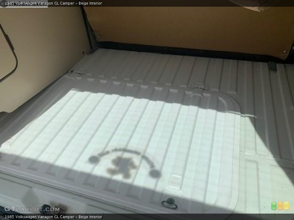 Beige Interior Trunk for the 1985 Volkswagen Vanagon GL Camper #146287862