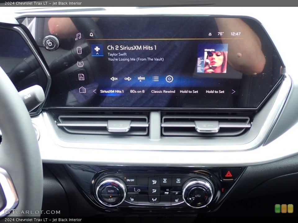 Jet Black Interior Controls for the 2024 Chevrolet Trax LT #146287892