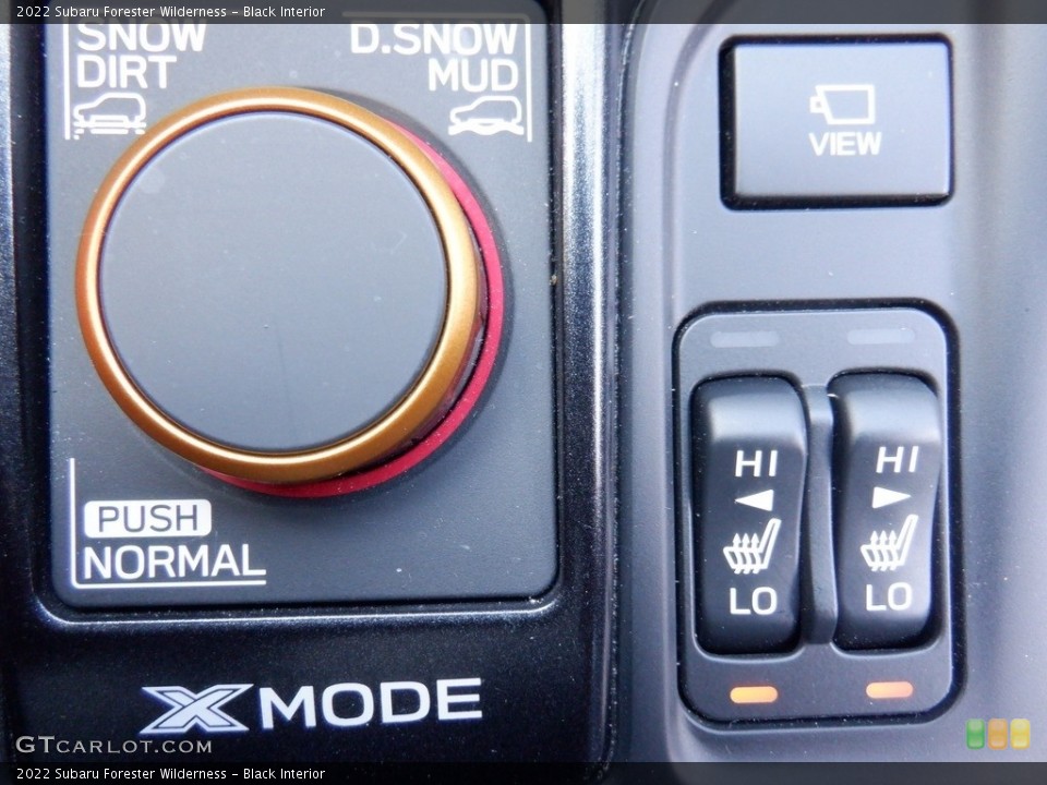 Black Interior Controls for the 2022 Subaru Forester Wilderness #146288873