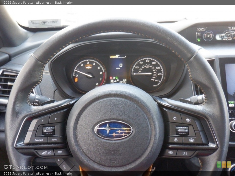 Black Interior Steering Wheel for the 2022 Subaru Forester Wilderness #146288916