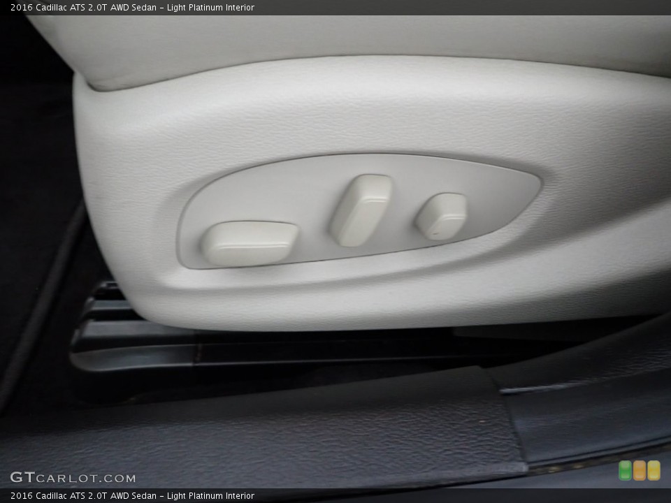 Light Platinum Interior Front Seat for the 2016 Cadillac ATS 2.0T AWD Sedan #146289359