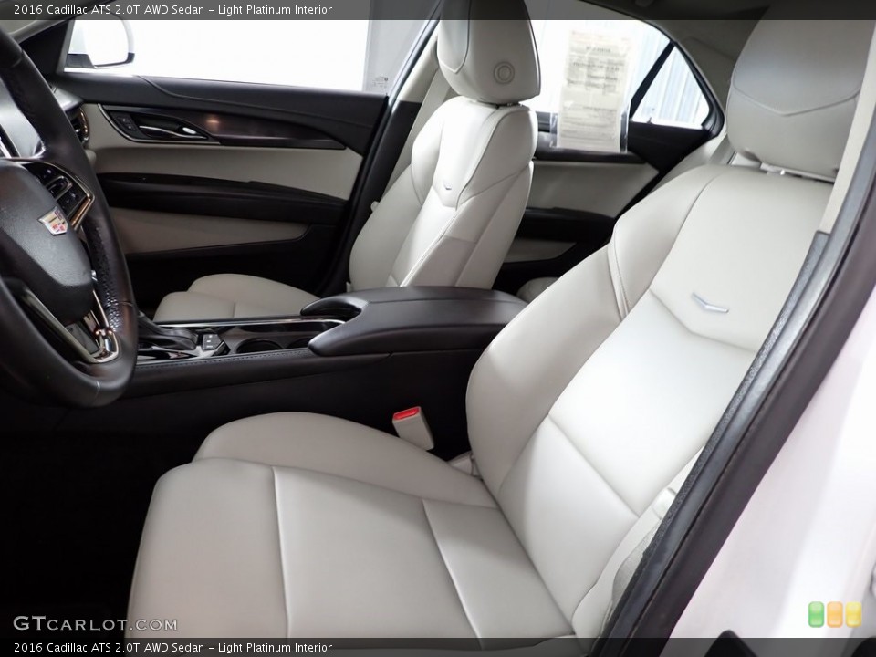 Light Platinum Interior Front Seat for the 2016 Cadillac ATS 2.0T AWD Sedan #146289370