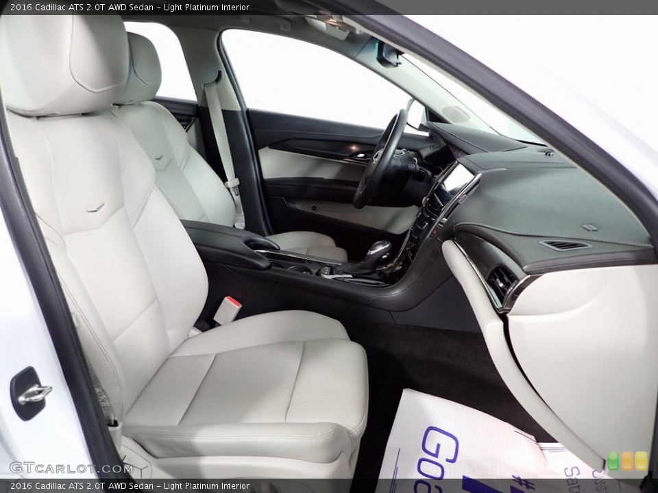 Light Platinum Interior Front Seat for the 2016 Cadillac ATS 2.0T AWD Sedan #146289548