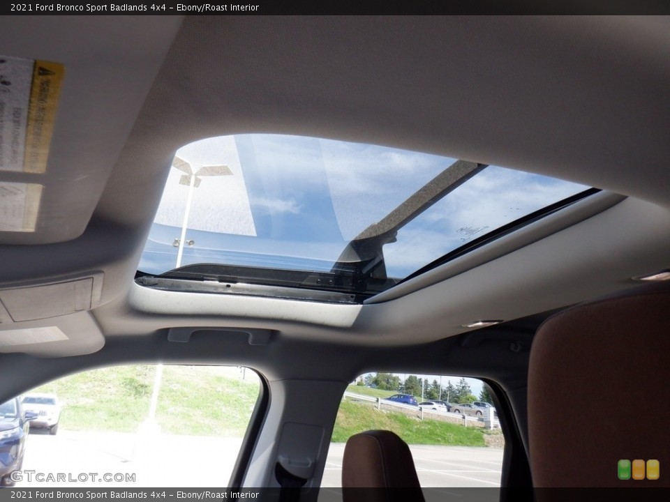 Ebony/Roast Interior Sunroof for the 2021 Ford Bronco Sport Badlands 4x4 #146290040