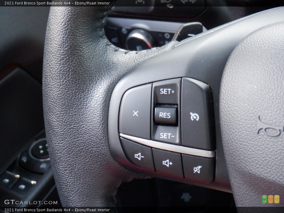 Ebony/Roast Interior Steering Wheel for the 2021 Ford Bronco Sport Badlands 4x4 #146290202