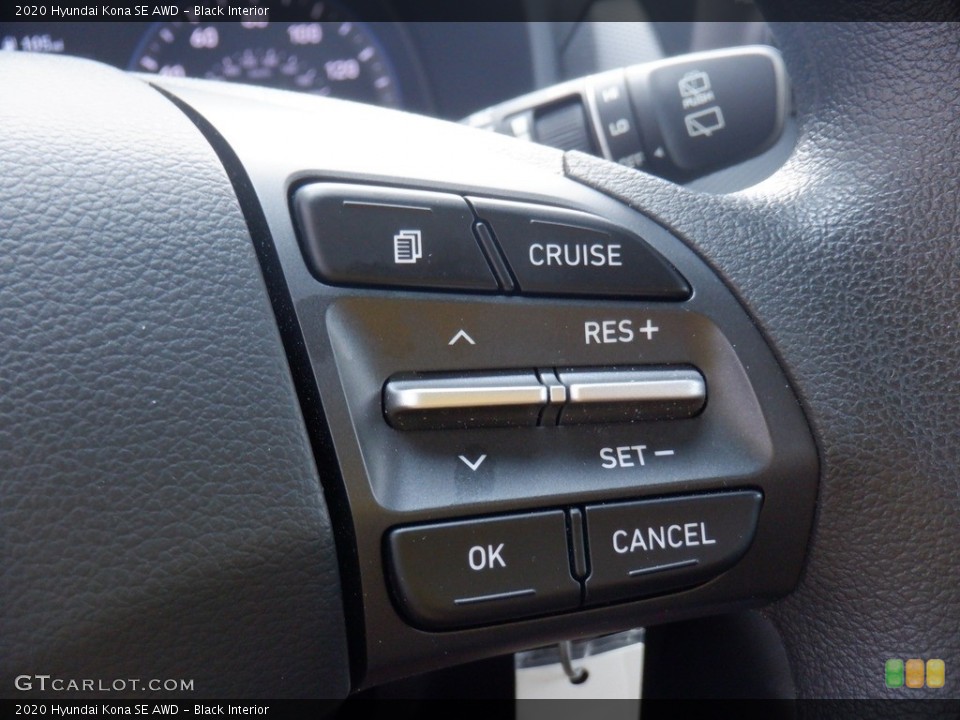 Black Interior Steering Wheel for the 2020 Hyundai Kona SE AWD #146291329